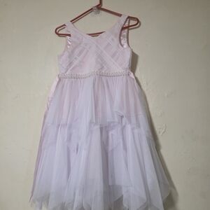 American Princess Pink and White Layered Dress